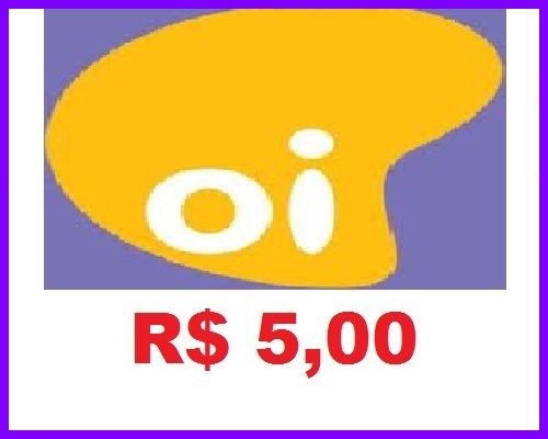 010-RECARGA DE R$ 5,00 + TAXA